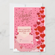 Carte de la Saint-Valentin romantique