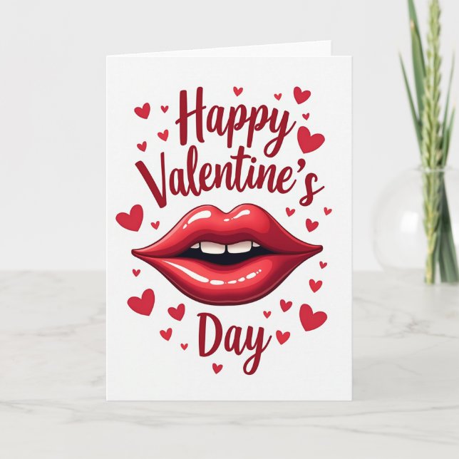 Carte de la Saint-Valentin Romantique Moderne (Devant)