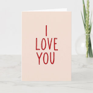 Carte de la Saint-Valentin Rose Je T'Aime