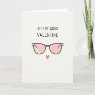 Carte de la Saint-Valentin Rose qui a l'air cool
