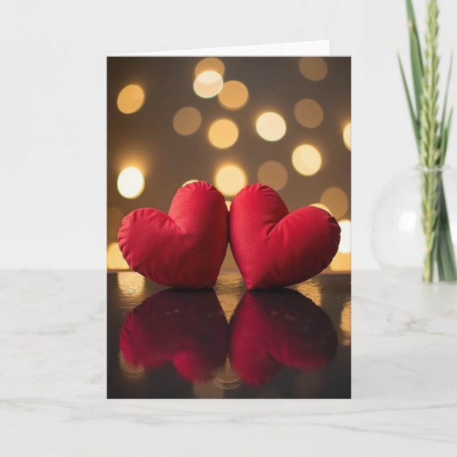 Carte de la Saint-Valentin rouge (Devant)