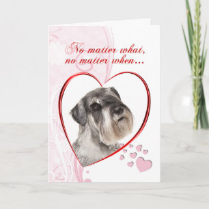Carte de la Saint-Valentin Schnauzer
