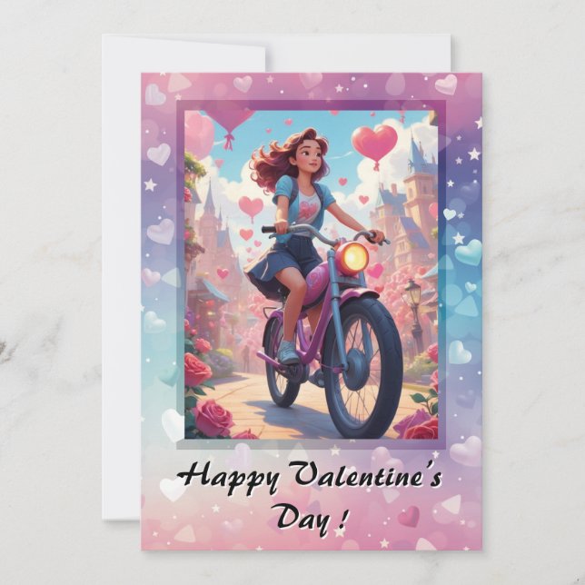 Carte de la Saint-Valentin Simple Hearts (Devant)