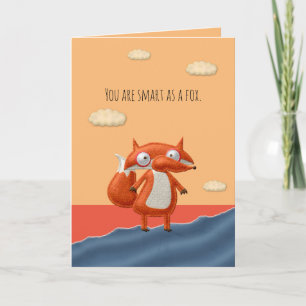 Carte de la Saint-Valentin Smart As A Fox