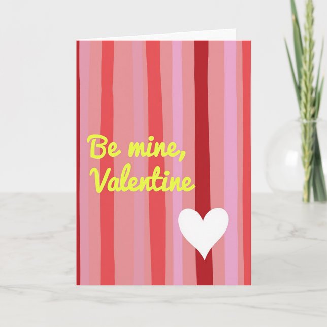 Carte de la Saint-Valentin Sois Mienne (Devant)