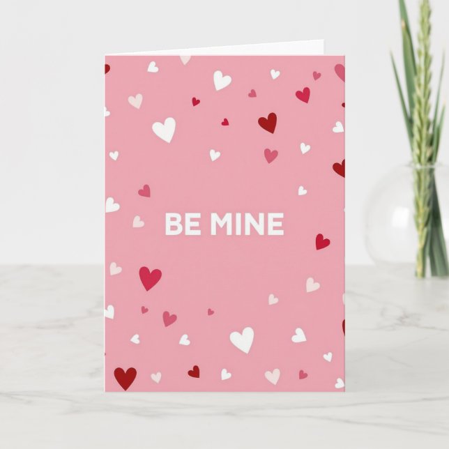 Carte de la Saint-Valentin Sois Mienne (Devant)