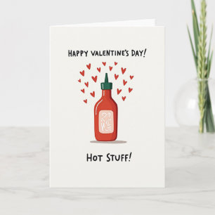 Carte de la Saint-Valentin Sriracha Hot