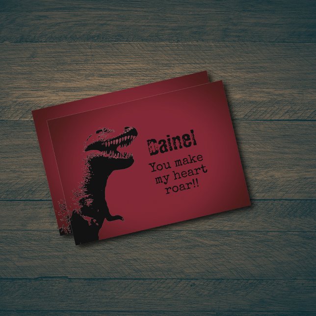 Carte de la Saint-Valentin T-Rex (Créateur téléchargé)