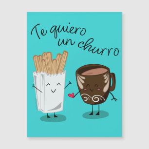 Carte de la Saint-Valentin Te Quiero Un Churro