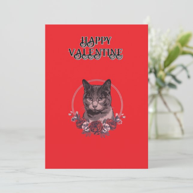 Carte de la Saint-Valentin téléchargeable (Debout devant)