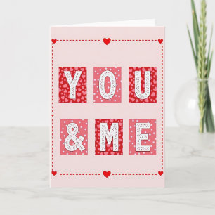 Carte de la Saint-Valentin Toi et Moi