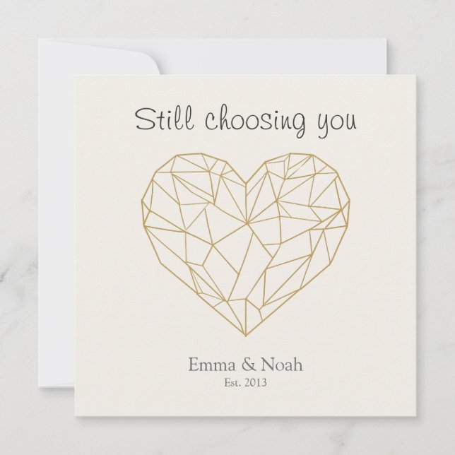 Carte de la Saint-Valentin « Toujours ton choix » (Devant)
