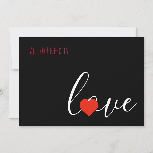 Carte de la Saint-Valentin Tout Ce Dont Vous Avez  (Devant)