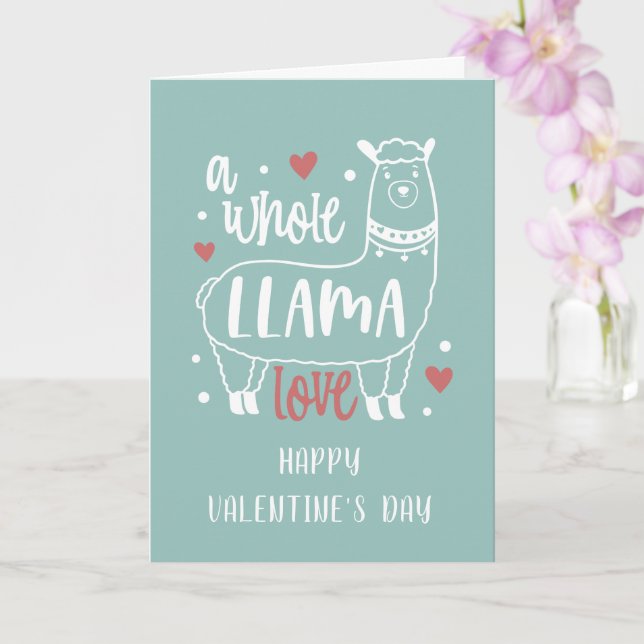Carte de la Saint-Valentin "une tonne d'amour de l (Orchidée)