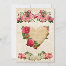 Carte de la Saint-Valentin vintage