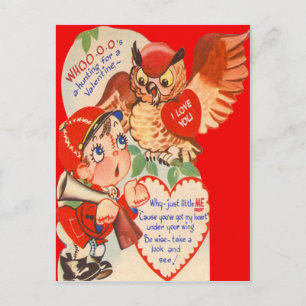 Carte de la Saint-Valentin Vintage Retro Chasseur 