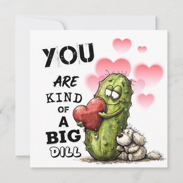 Carte de la Saint-Valentin You Are Kind of a Big D (Devant)