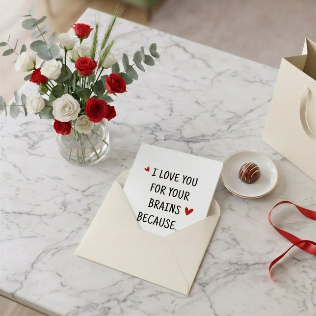 Carte de la Saint-Valentin Zombie Drôle – Aime tes (Créateur téléchargé)