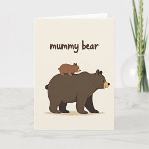 Carte de la scène de Maman Ours aimante