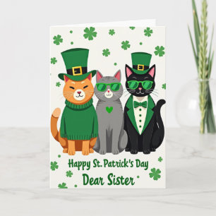 Carte de la sœur de St Patricks Cats