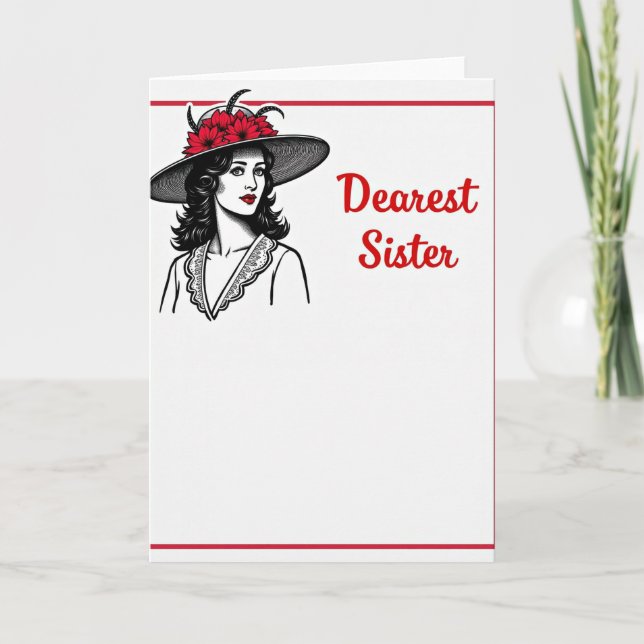 Carte de la Sœur Fleur Écarlate (Devant)