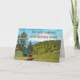 Carte de la sympathie chrétienne Paysage 1