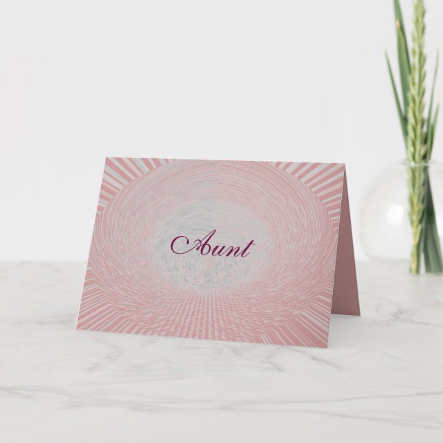 Carte de la tante de la fête des mères par Janz (Devant)