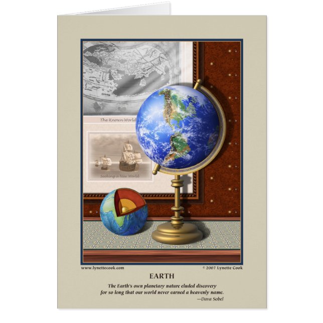 Carte de la terre (Devant)