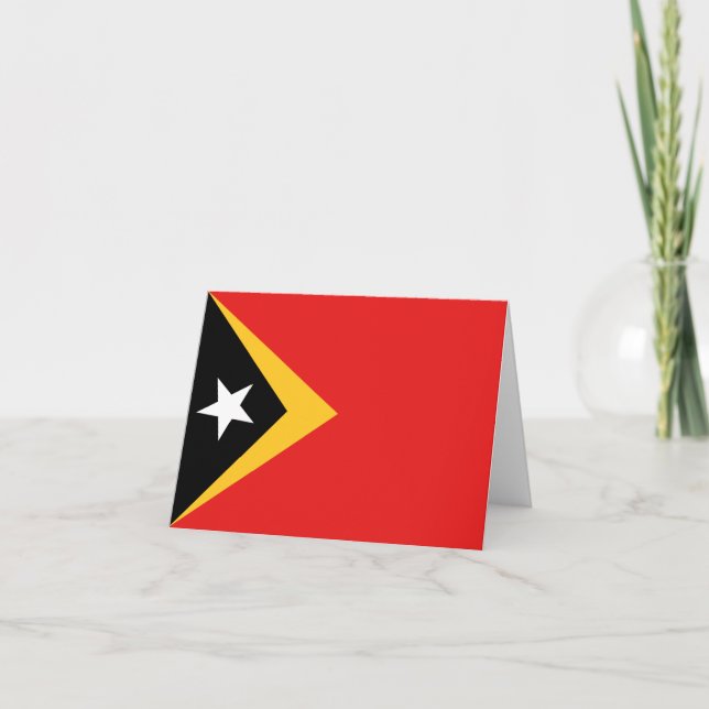 Carte de la Timor oriental (Devant)