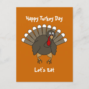 Carte de la Turquie de thanksgiving
