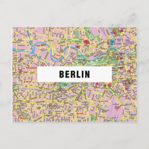 CARTE DE LA VILLE CARTES POSTALES ♥ Berlin