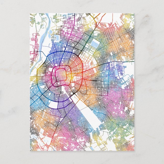 Carte de la ville de père Noël Cruz de la Sierra (Devant)