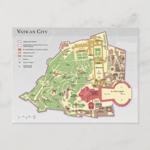 Carte de la ville du Vatican