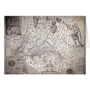 Carte de la Virginie, 1612