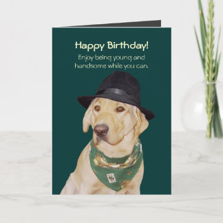 Carte de laboratoire/chien drôle personnalisable p
