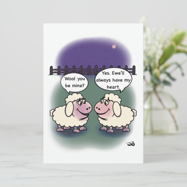 Carte de laine cardée (Debout devant)