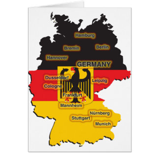 Carte de l'Allemagne