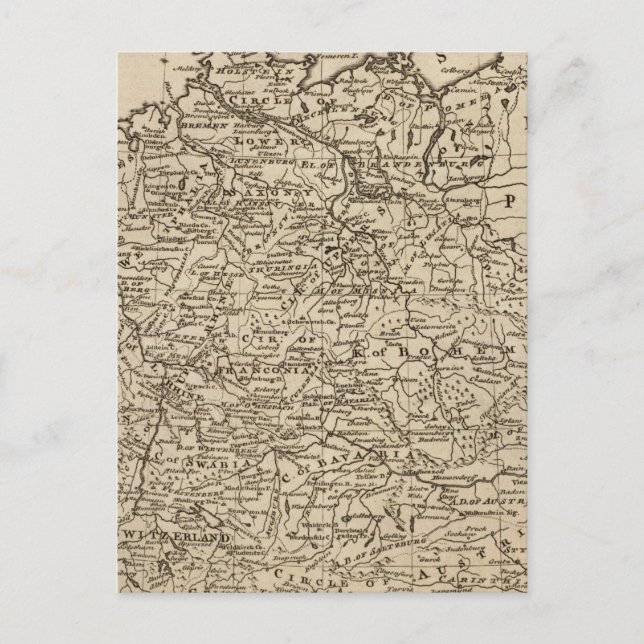 Carte de l'Allemagne (Devant)