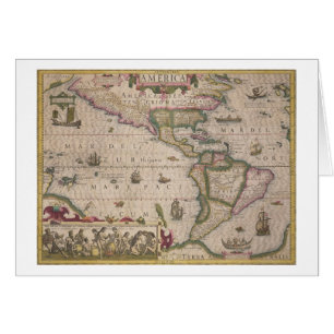Carte de l'Amérique, du Mercator "atlas", pub. pa