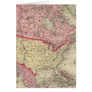 Carte De L'Amérique Du Nord
