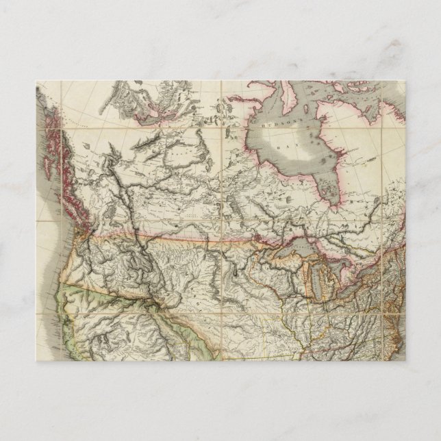 Carte de l'Amérique du Nord 4 (Devant)