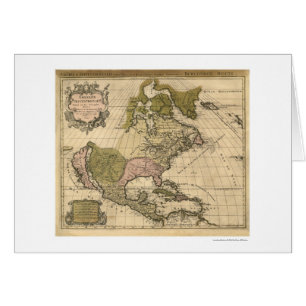 Carte de l'Amérique du Nord par Alexis Hubert