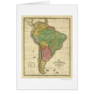 Carte de l'Amérique du Sud par Finley 1826