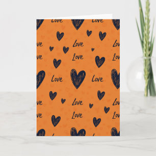 Carte de l'Amour Joyeux qui Gratte le Cœur