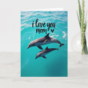 Carte de l'amour océanique pour maman
