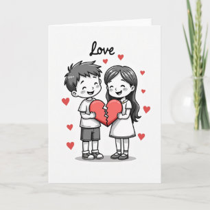 Carte de l'Amour pour Réparer les Cœurs