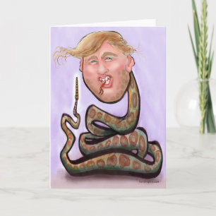 Carte de l'année du serpent Trump 2025