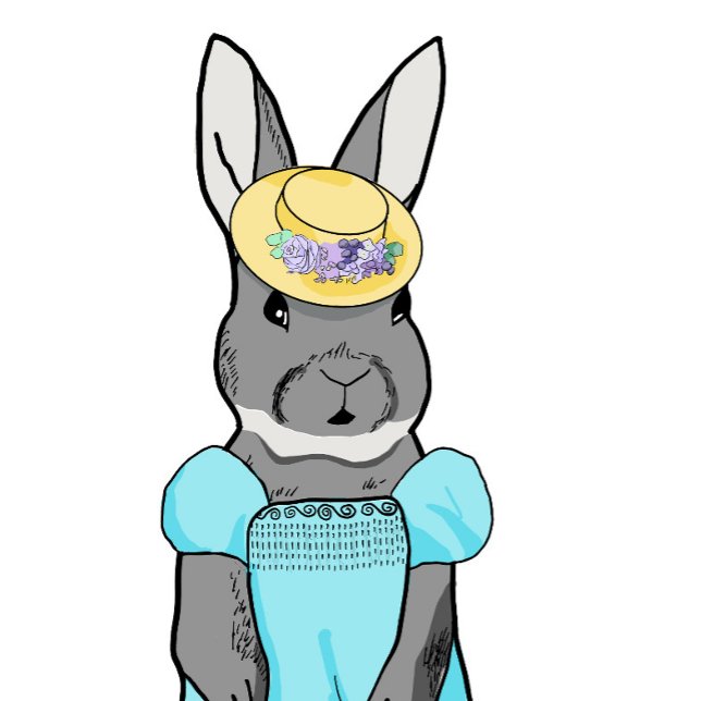 Carte de Lapin de Pâques (Créateur téléchargé)