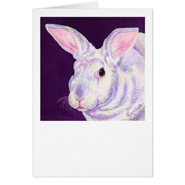 Carte de lapin - "M. Personality " (Devant)
