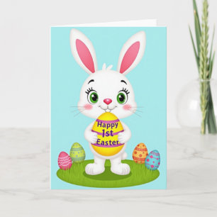 Carte de Lapin Ovoïde Rayé